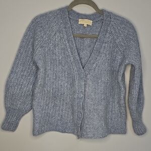 Blue Women's Cardigan Sweater
